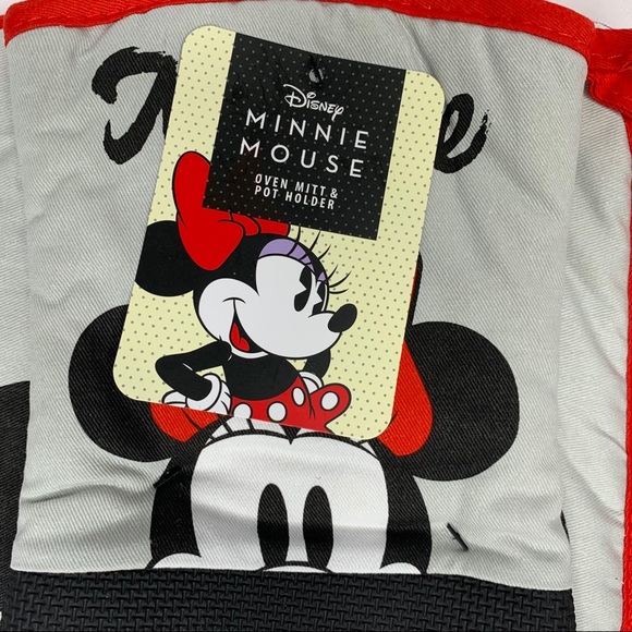 Disney Minnie Mouse Oven Mitt and Pot Holder - Picture 3 of 4